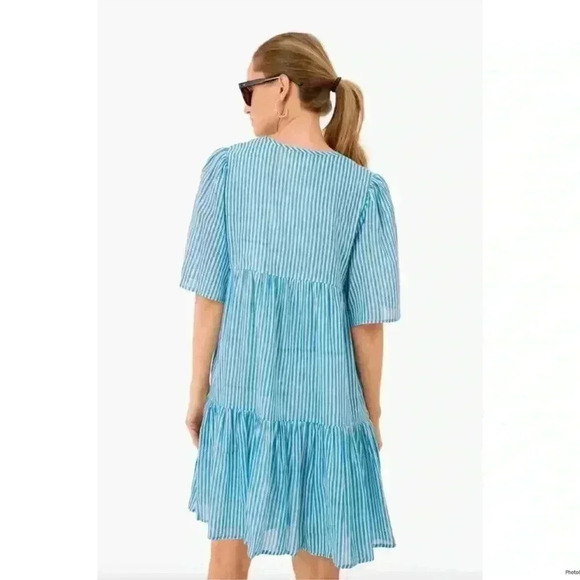 India Collection Emerson Fry Isla Dress, Sunday Stripe Sise M/L - Picture 2 of 12